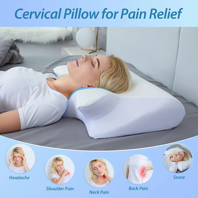 Ergonomic Memory Foam Pillow