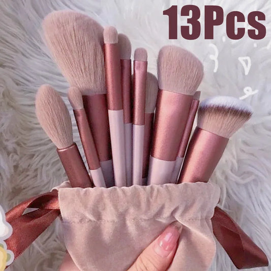 LushLuxe 13-Piece Beauty Brush Set