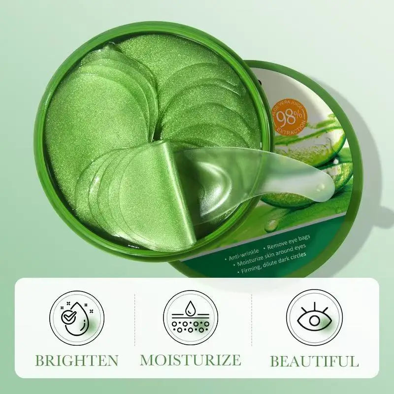 Aloe Vera Collagen Eye Masks - Brighten & De-Puff in 20 Minutes