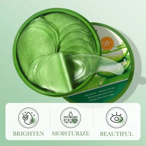 Aloe Vera Collagen Eye Masks - Brighten & De-Puff in 20 Minutes