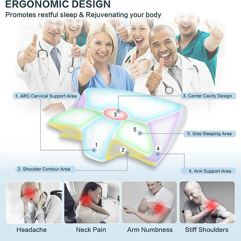 Ergonomic Memory Foam Pillow