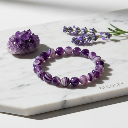 Purple Striped Agate